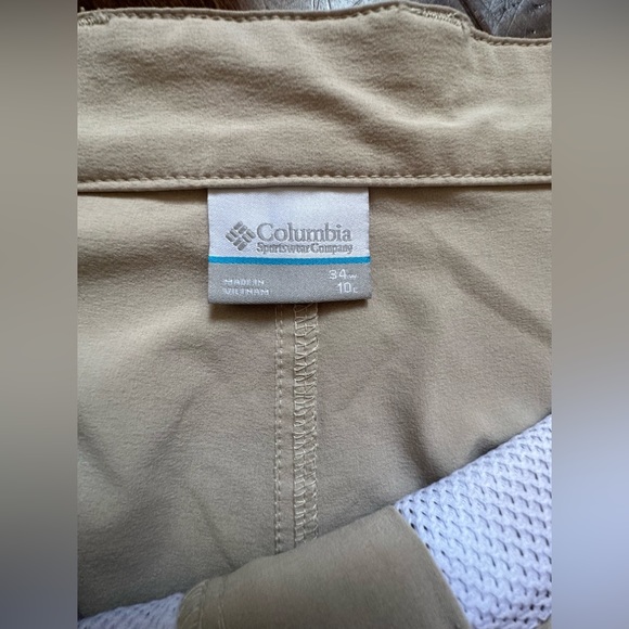 Columbia PFG Grander Marlin™ II Offshore Shorts Size 34 Fossil Khaki Tan Fishing - Picture 8 of 14